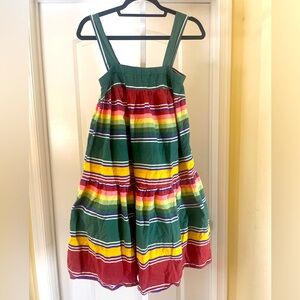 ASOS Colorful Striped Sundress- Women 4 - Multicolored